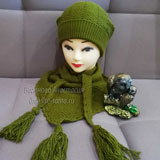 МК - Шапка и бактус - Модный цвет