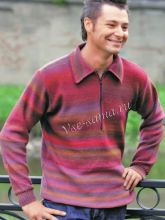 Джемпер с застежкой поло, фото