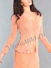 Вязание платья на машине