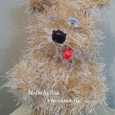Мастер класс - Собака мохнатая Мастер класс - Собака мохнатая