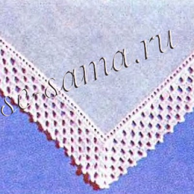 Кружево филе с пико по краям Кружево филе с пико по краям