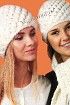 Шапка из узора «ананас» и шарф Шапка из узора «ананас» и шарф