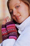 Наушники «Ежики» и митенки с косой Наушники «Ежики» и митенки с косой