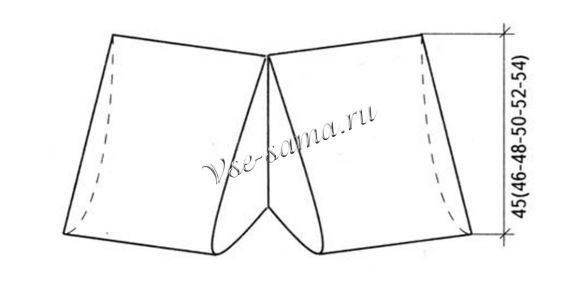 Схема вязания черного жакета - сетки