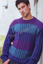 Разноцветный пуловер