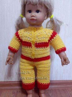 Комбинезон для куклы, фото