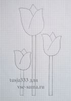 Мастер-класс - Подушка с тюльпанами, фото 1