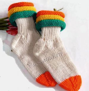 Детские носки с руликами, фото