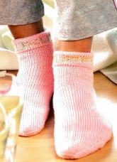 Розовые носочки