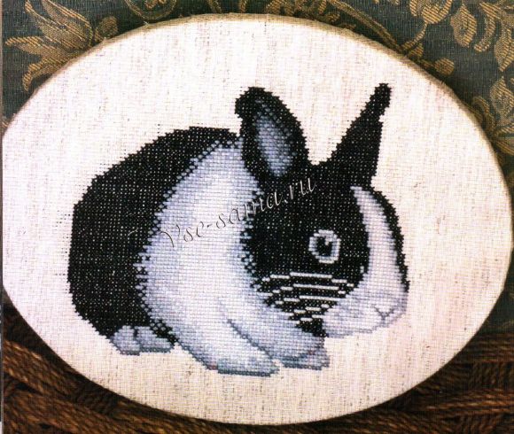 Вышивка - Кролик, фото
