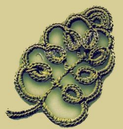 Ирландский мотив - кружевной лист