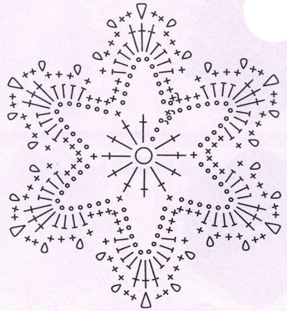 Схема к шестиугольному мотиву 41