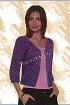 Короткий фиолетовый жакет