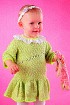 Салатовое платье для ребенка