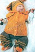 Комплект - жилет, штанишки, шапочка