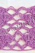 Узор крючком - сиреневый ажур