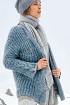 Рельефный кардиган