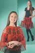 Ажурная юбка и пончо