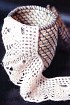 Воротничок крючком «морозные узоры»