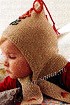 Шапочка и жилетик с вышивкой