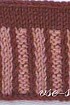 Узор спицами - Гофрированная резинка
