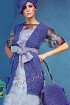 Длинный жилет, шапочка и сумка спицами