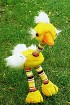 Игрушка - страус-марионетка