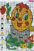 Колобок - Схема для вышивания крестиком
