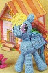 Игрушка крючком - Радужный пони