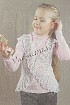 Ажурный жилет на девочку 6-7 лет