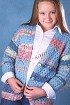 Пестрый жакет с укороченными рукавами