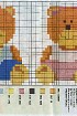 Мишки-малышки - Схема для вышивания крестиком