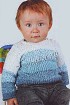 Детский полосатый пуловер