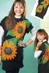 Туника с подсолнухами