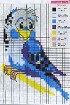 Попугайчик Рома - Схема для вышивания крестиком