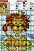 Король лев - Схема для вышивания крестиком