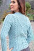 Тёплый голубой свитер