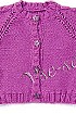 Лиловый жакет-реглан