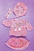 Розовый комплект с цветочками