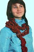 Шарф с воланами
