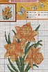 Нарциссы - Схема для вышивания крестиком