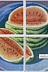 Арбузы - Схема для вышивания крестиком