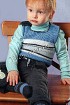Полосатый жилет и носочки
