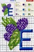 Буква Е - Схема для вышивания крестиком