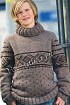 Свитер с орнаментом
