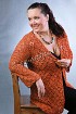 Терракотовый кардиган