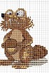 Белка из Ледникового периода - Схема для вышивания крестиком