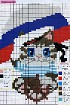 Кот Матроскин - Схема для вышивания крестиком