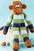 Обезьянка Чича - игрушка спицами