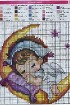 Спящий ангел - Схема для вышивки бисером